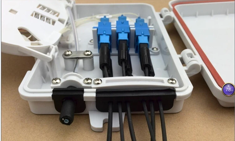 Fiber Optik Terminal Kutusu 6 Çekirdekli