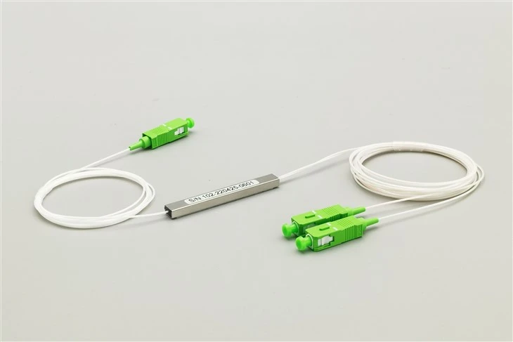 1×2 PLC Fiber Ayırıcı, Mini Modül, SC/APC
