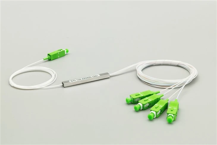 1×4 SC APC Plc Fiber Ayırıcı, Mini Modül