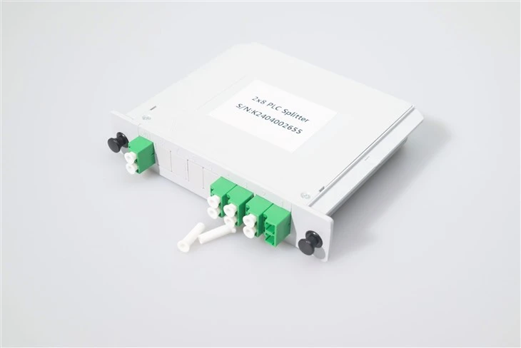 2*8 PLC Fiber Optik Ayırıcı Kaset SC APC